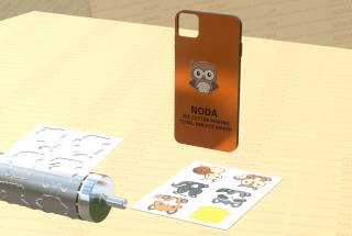 Chrome Rotary Die Cutting Stickers